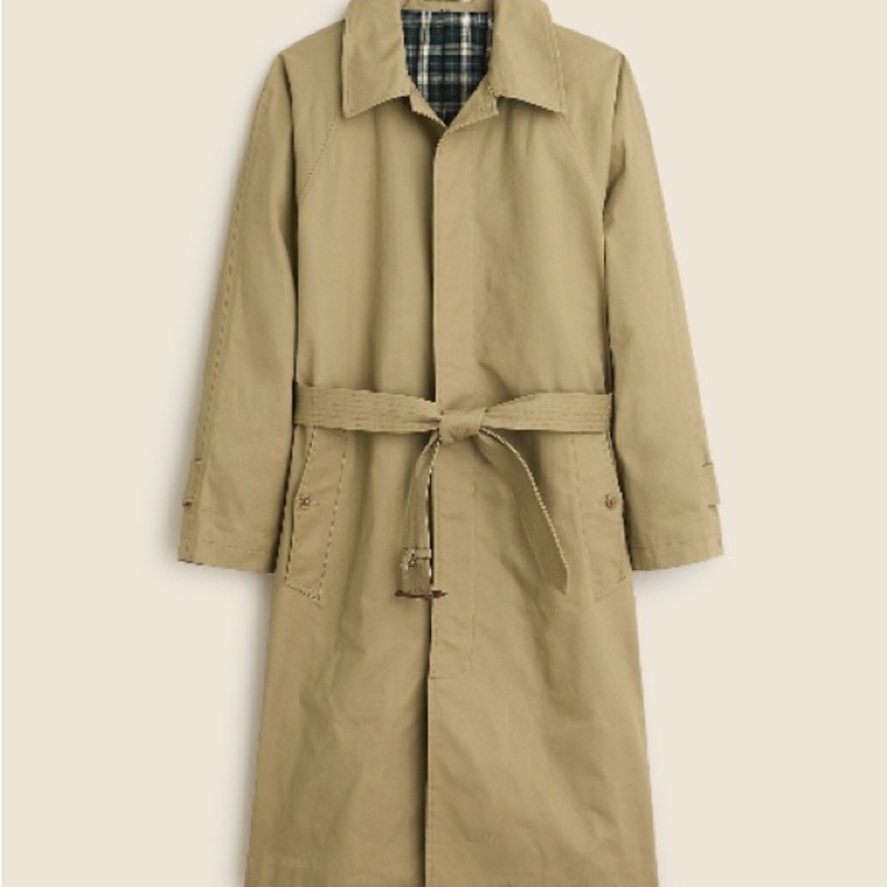 J Crew Men’s Rivington Trench Coat 42R NWT